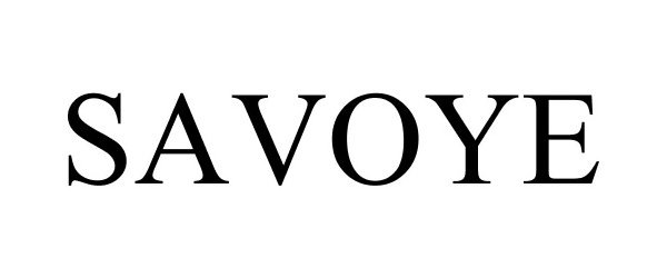 Trademark Logo SAVOYE