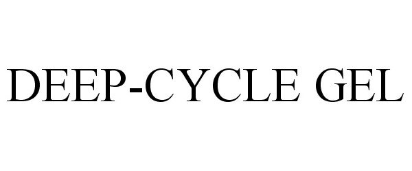  DEEP-CYCLE GEL
