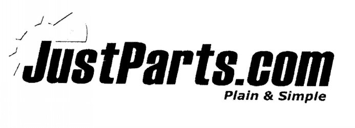 Trademark Logo JUSTPARTS.COM PLAIN &amp; SIMPLE