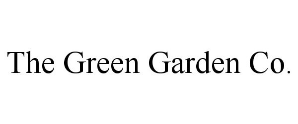  THE GREEN GARDEN CO.