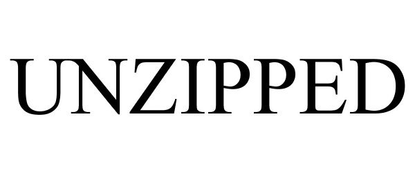Trademark Logo UNZIPPED