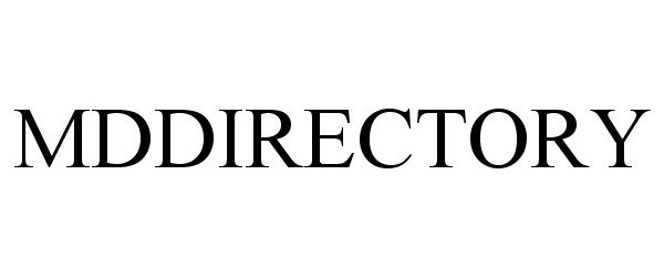 Trademark Logo MDDIRECTORY