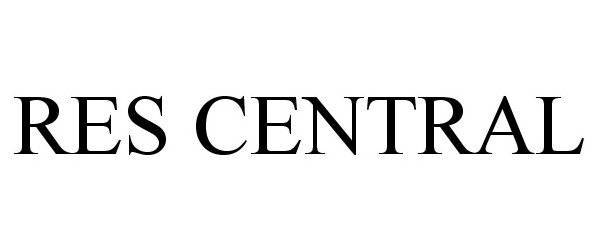 Trademark Logo RES CENTRAL