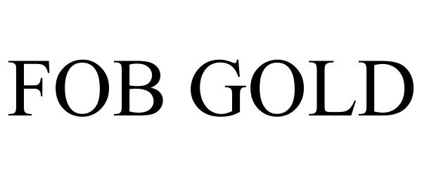 Trademark Logo FOB GOLD