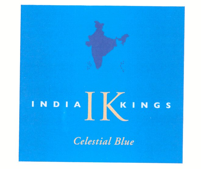  INDIA IK KINGS CELESTIAL BLUE