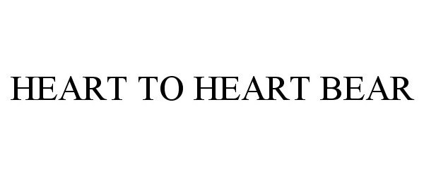  HEART TO HEART BEAR