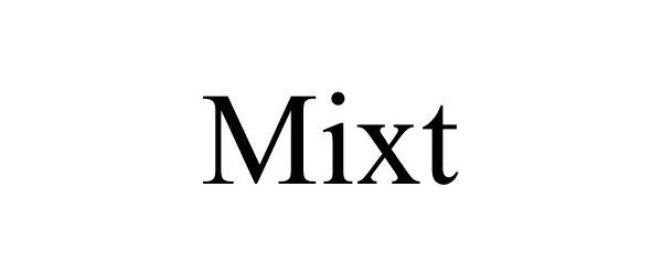 Trademark Logo MIXT