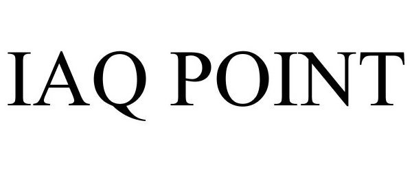 Trademark Logo IAQ POINT