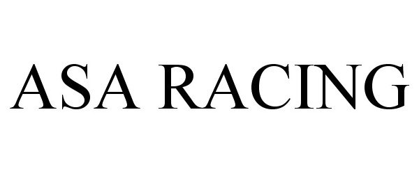 Trademark Logo ASA RACING