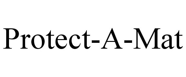 Trademark Logo PROTECT-A-MAT