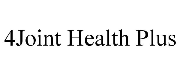 Trademark Logo 4JOINT HEALTH PLUS