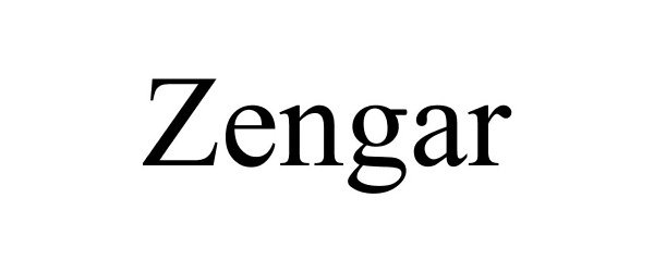 Trademark Logo ZENGAR