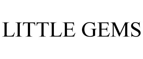 Trademark Logo LITTLE GEMS