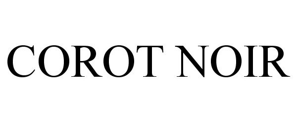 Trademark Logo COROT NOIR
