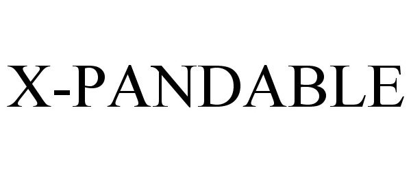 Trademark Logo X-PANDABLE