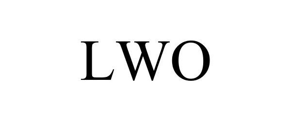 Trademark Logo LWO