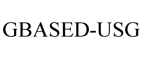 Trademark Logo GBASED-USG