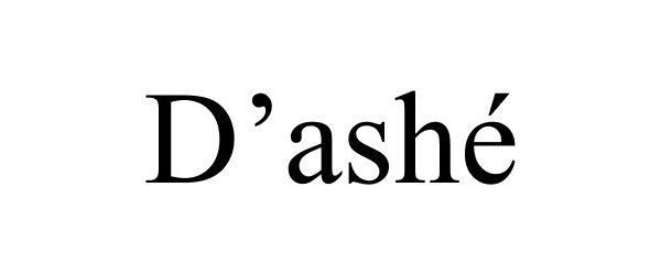 Trademark Logo D'ASHÃ