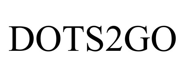 Trademark Logo DOTS2GO