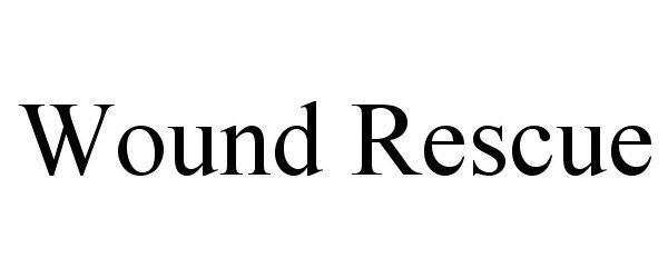 Trademark Logo WOUND RESCUE