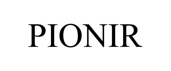 Trademark Logo PIONIR