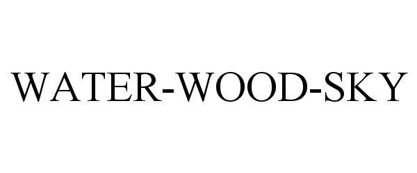 Trademark Logo WATER-WOOD-SKY