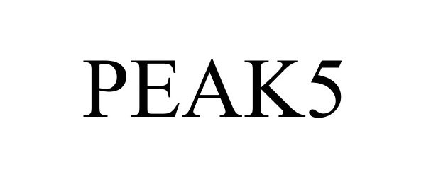 Trademark Logo PEAK5