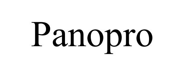 Trademark Logo PANOPRO