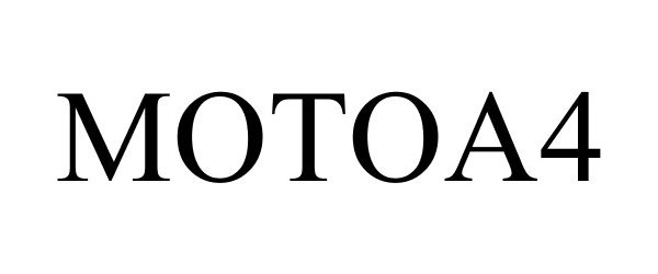 Trademark Logo MOTOA4
