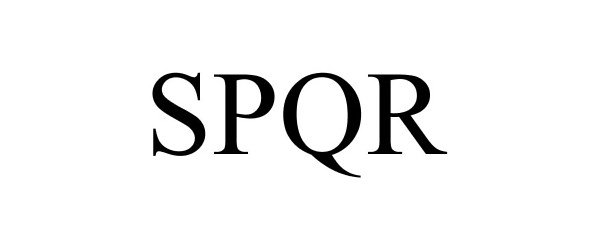 Trademark Logo SPQR