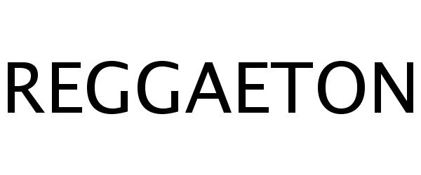 Trademark Logo REGGAETON