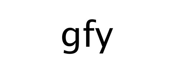 Trademark Logo GFY