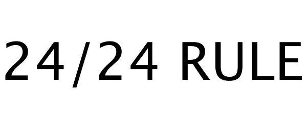 Trademark Logo 24/24 RULE