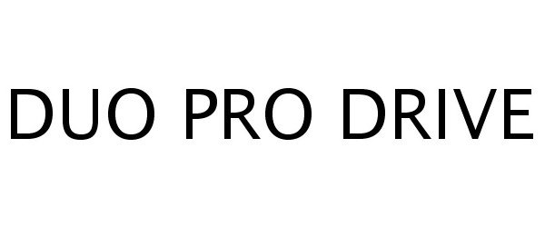 Trademark Logo DUO PRO DRIVE