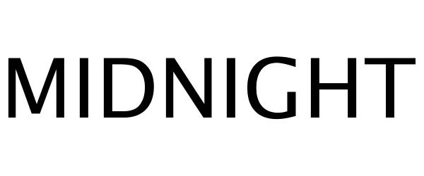 Trademark Logo MIDNIGHT