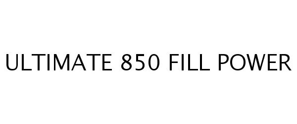  ULTIMATE 850 FILL POWER