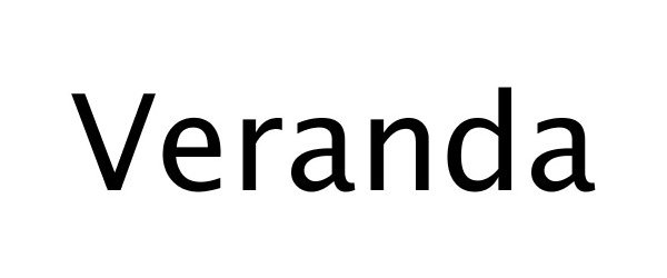 Trademark Logo VERANDA