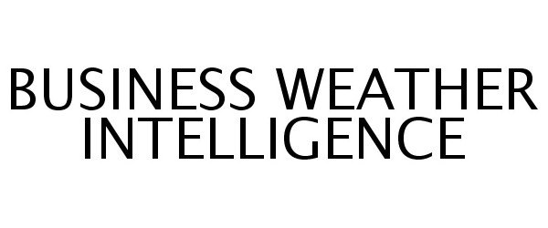 BUSINESS WEATHER INTELLIGENCE