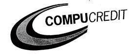 Trademark Logo COMPUCREDIT