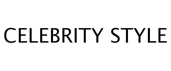 Trademark Logo CELEBRITY STYLE