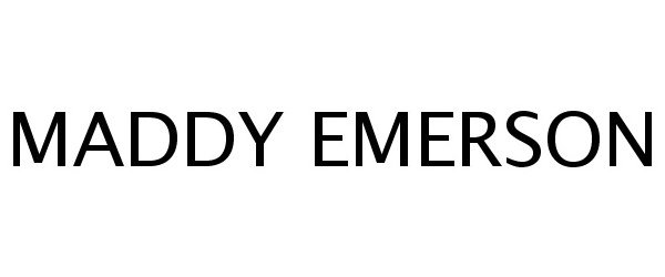 Trademark Logo MADDY EMERSON