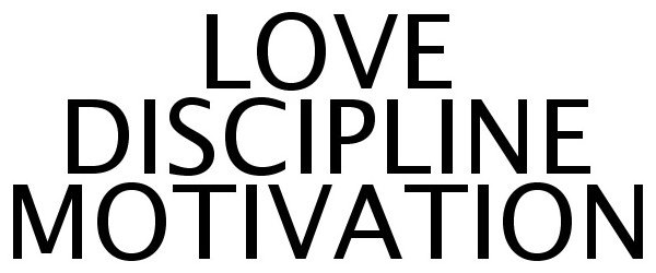 Trademark Logo LOVE DISCIPLINE MOTIVATION
