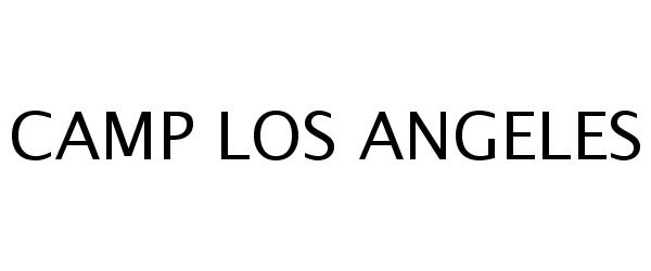 Trademark Logo CAMP LOS ANGELES