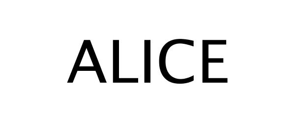 Trademark Logo ALICE