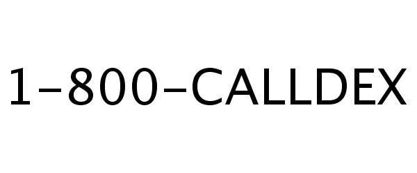  1-800-CALLDEX