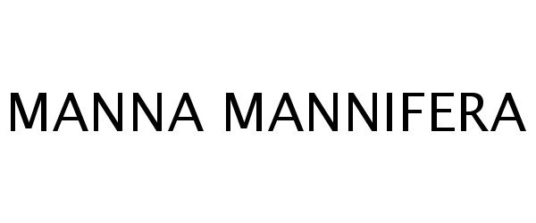 Trademark Logo MANNA MANNIFERA
