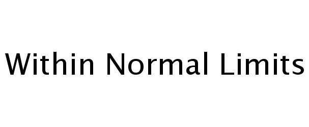 Trademark Logo WITHIN NORMAL LIMITS
