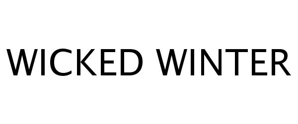 Trademark Logo WICKED WINTER
