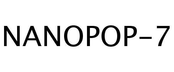 Trademark Logo NANOPOP-7