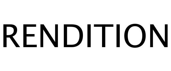 Trademark Logo RENDITION